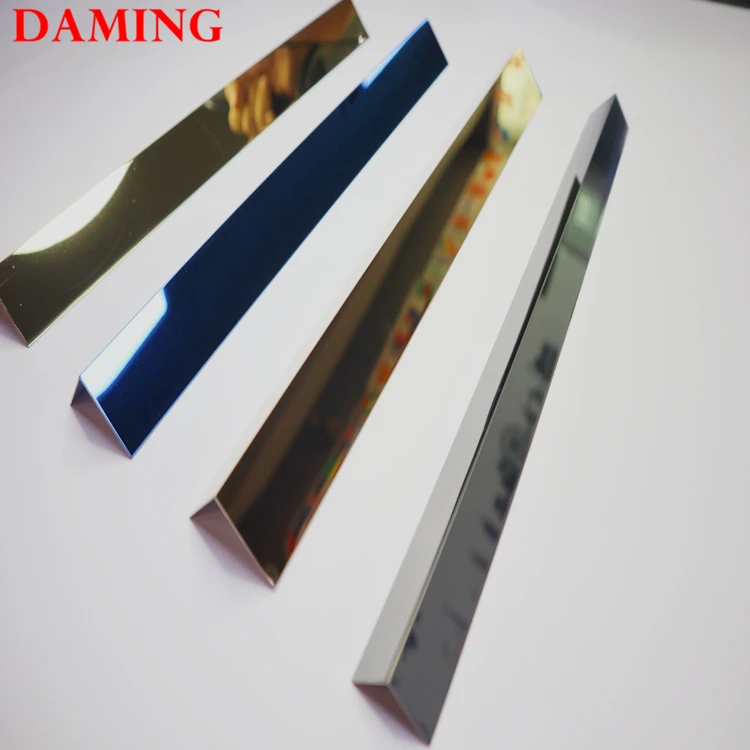 
easily installation flexible stainless steel tile trim expansion joint decorative transition profile 