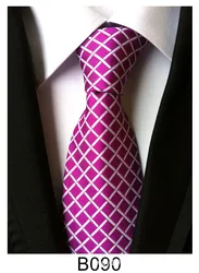 Foreign trade  direct supply of polyester Plaid Print  silk Tie business casual style men tie