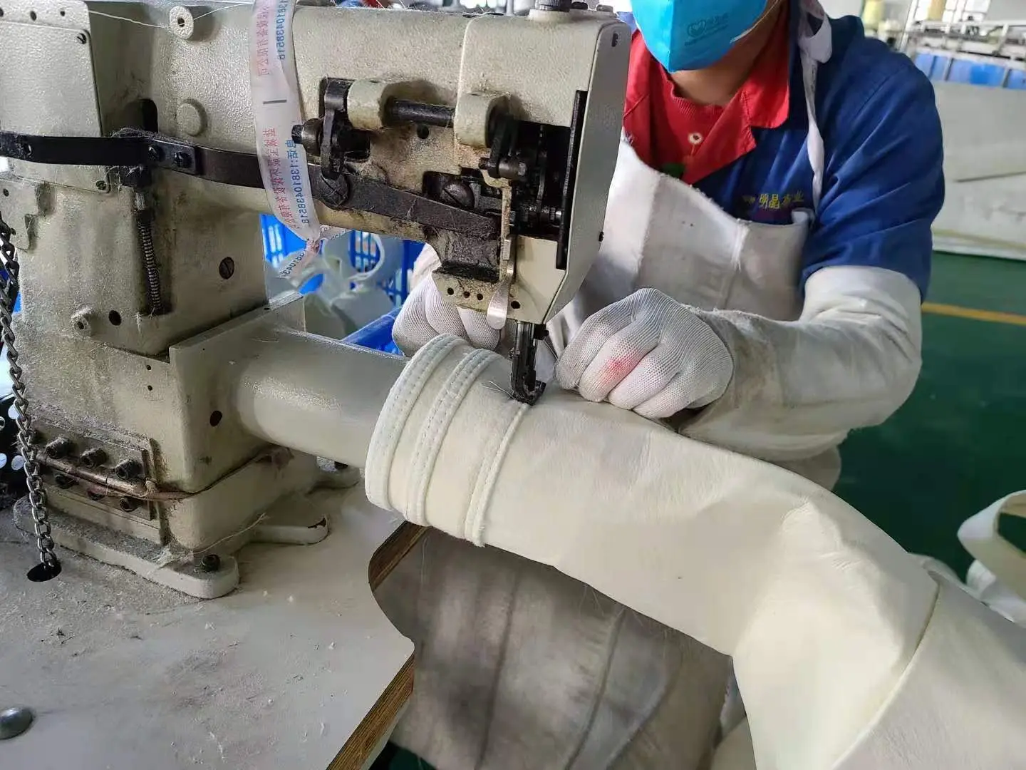 Прямой завод промышленный пылеуловитель фильтр мешок PE PPS PTFE PP стекловолокно могут быть настроены по размеру