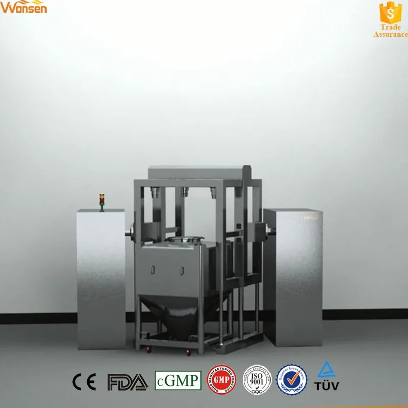 Big Capacity Pharma Mixer Pharmaceutical Small Powder Mixer Blender Machine Engine Mixing Machine 3 - 20 R.p.m Rpm 400kg 1.5(kw)