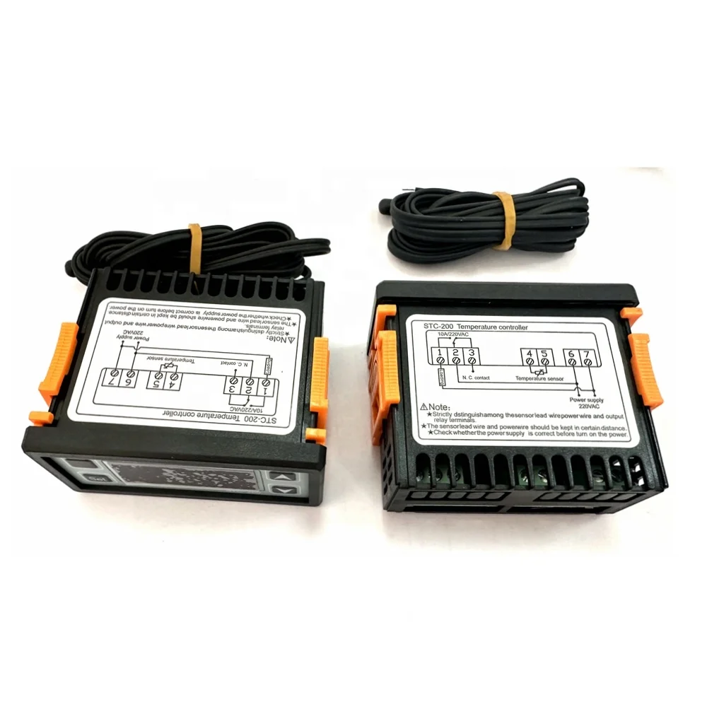 STC 200  digital 100A 220V  Thermostat Battery Operated Data Logger adjustable temperature controller
