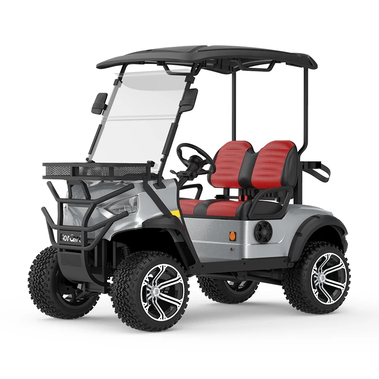 China Supplier High End 2 Seat Mini Golf Cart 72V 5Kw Ac System Electric Golf Buggy Hunting Club Car For Sale