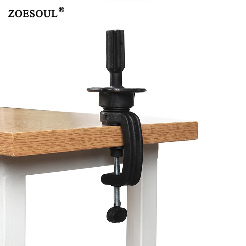 Cheap Cosmetology Manikin Stand Holder 1PC Black Plastic Standard Mannequin Canvas Block Head Holding Clamp for Wig Making