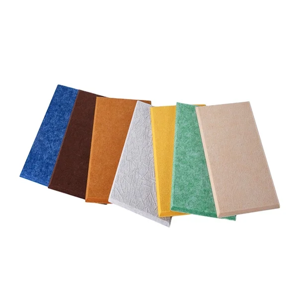 High quality flame retardant sound control polyester fiber acoustic panel for recording studio/music hall