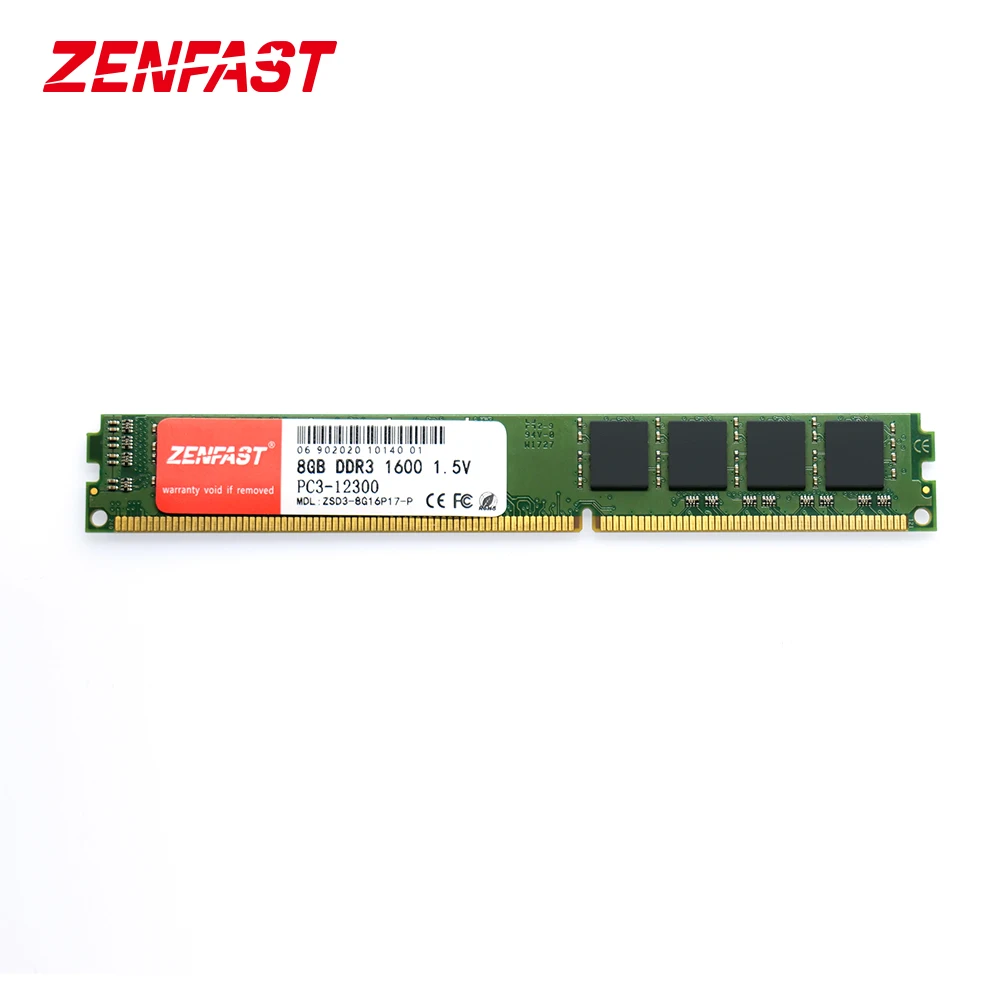 Zenfast брендовая оперативная память Ddr3 1,5 В 1333 1600 МГц ОЗУ Ddr3 4 ГБ 8 ГБ ОЗУ память для настольного компьютера