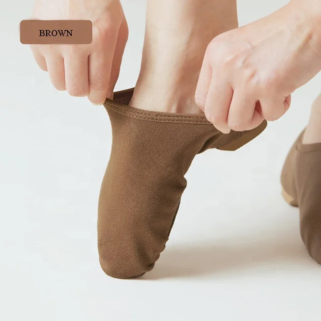 Stock Professional Jazz Leather Shoes Split Sole Jazz Shoes Dance For Women