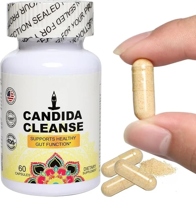 OEM натуральные травы для кишечной детоксикации Candida Cleanse капсулы укрепления здоровья кишечника способствуя здоровому балансу