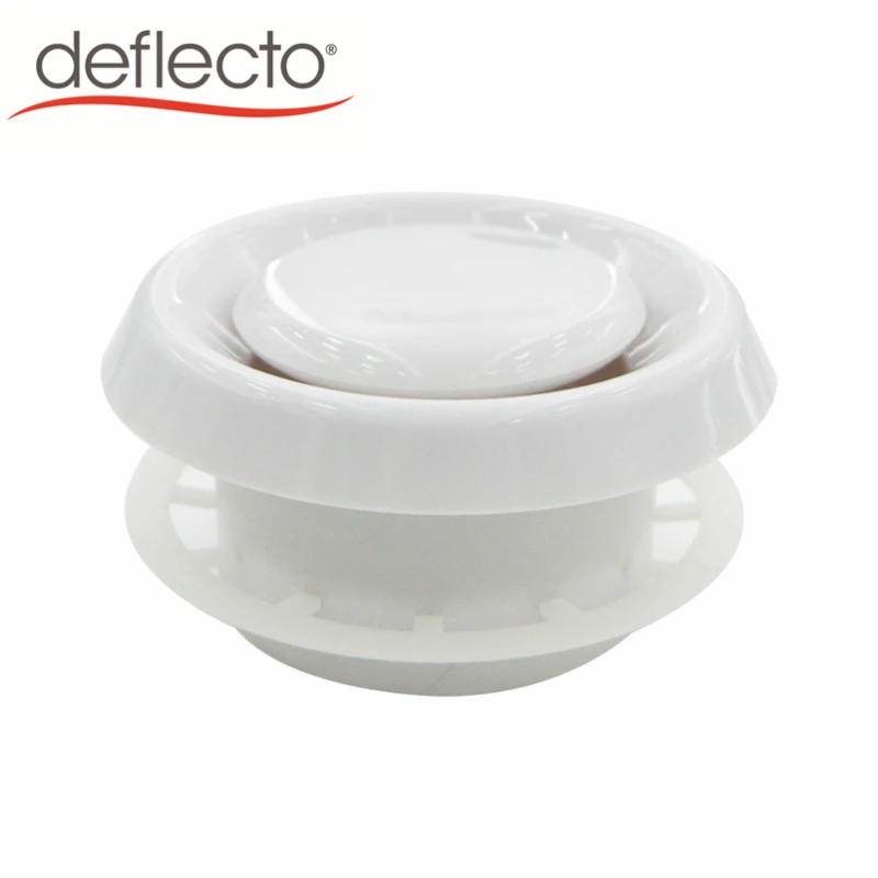 Wall Air Vent 6 Inch ABS Plastic Round Ceiling Vent Diffuser