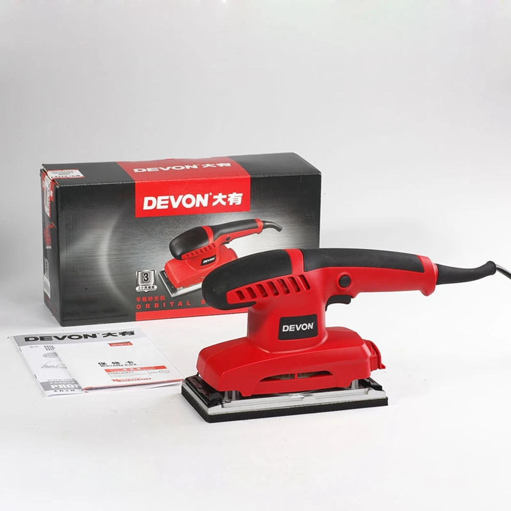 DEVON 2312-2 Popularity 1/3 Orbital Sander Electric Brushless Orbital Sander
