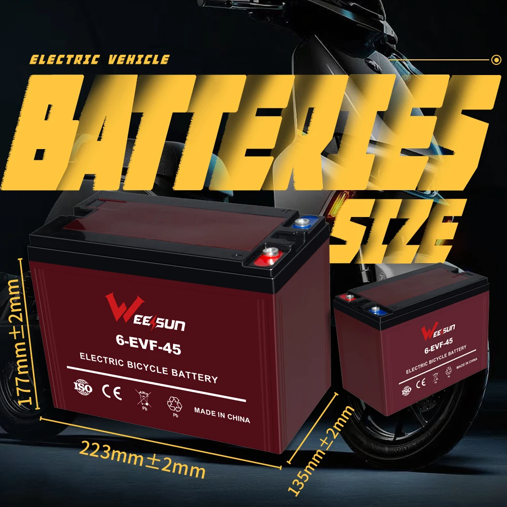 Graphene технология 12v 45ah 6 evf 45 трехколесный велосипед аккумулятор 36v 48v 60v 72v 50ah скутер 2000w комплект и для электровелосипеда
