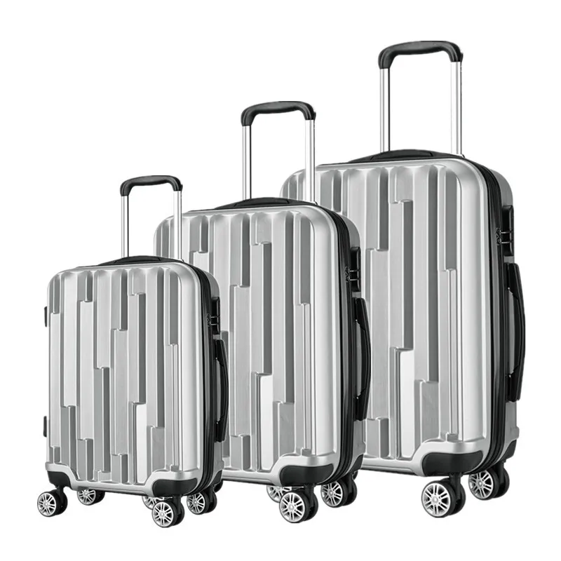 
Fashion travel luggage bags cases hard shell ABS carry on trolley luggage 