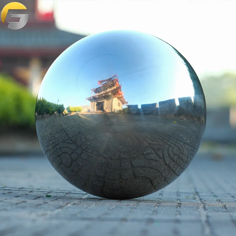 ZE2402 Modern Abstract Polished Surface Metal Wall Art Decorative Circle Urban Stainless Steel Sculpture