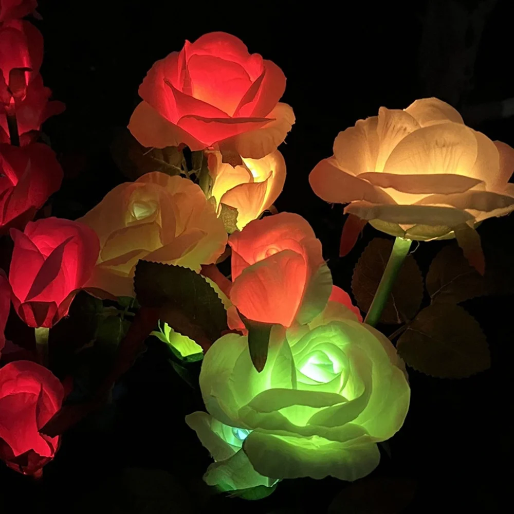 Lawn Landscape Led Flower Street Garden Light Decoration Outdoor Landscape Lighting Flower Lamp