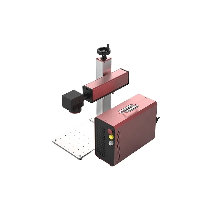 2022 New Machine mini color portable mopa fiber laser marking machine 20W 30W  for metal stainless steel