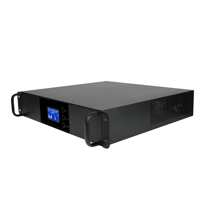 SKE Rack Mounted UPS 1000VA 800W Pure Sine Wave RS232 Uninterruptible Power Supply Line Interactive UPS Internal battery 1KVA
