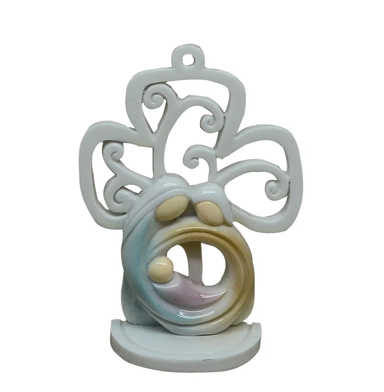 Resin Holy Family Religious Catholic Figurines Ceramics Crafts Wholesale Factory Custom Design