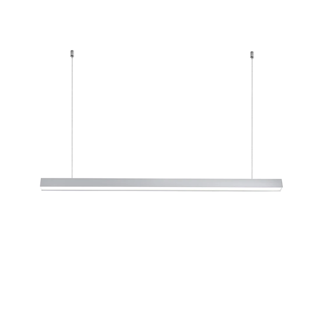 Manufacturer Provides Black Modern Indoor Ceiling Batten LED Linear Light Light Minimalist Office LED Strip Chandelier