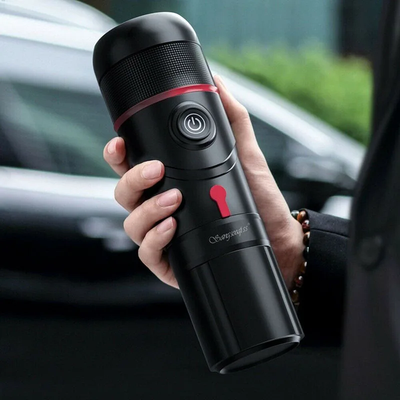 Oem Mini Travel Single K-Cup Capsule Usb Electric Coffee Machine Travel Mini 12V Car Maker Coffee For Home Outdoor Use