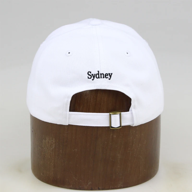 custom logo cotton twill dad hat men 6 panel embroidery sports red stripe baseball cap