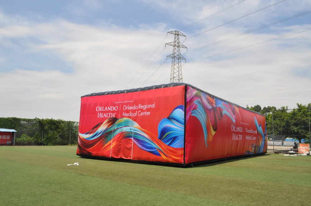 Custom logo inflatable tent inflatable cube tent outdoor inflatable party tent