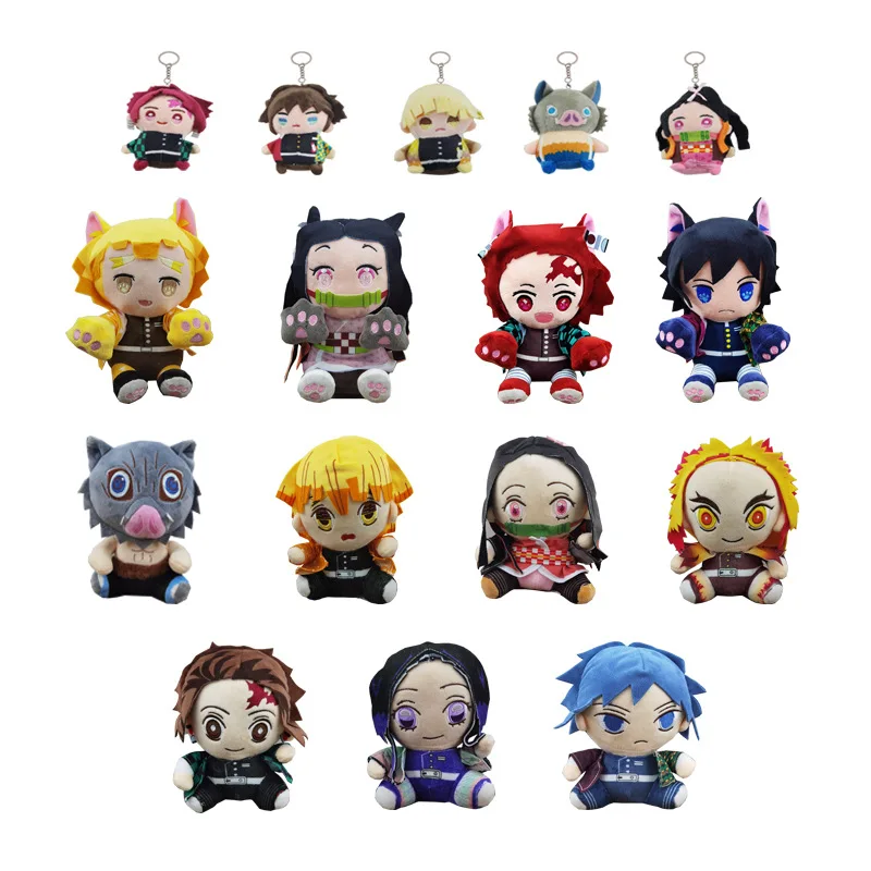 Оптовая продажа новейшие куклы аниме Kimetsu No Yaiba мягкие плюшевые игрушки в подарок