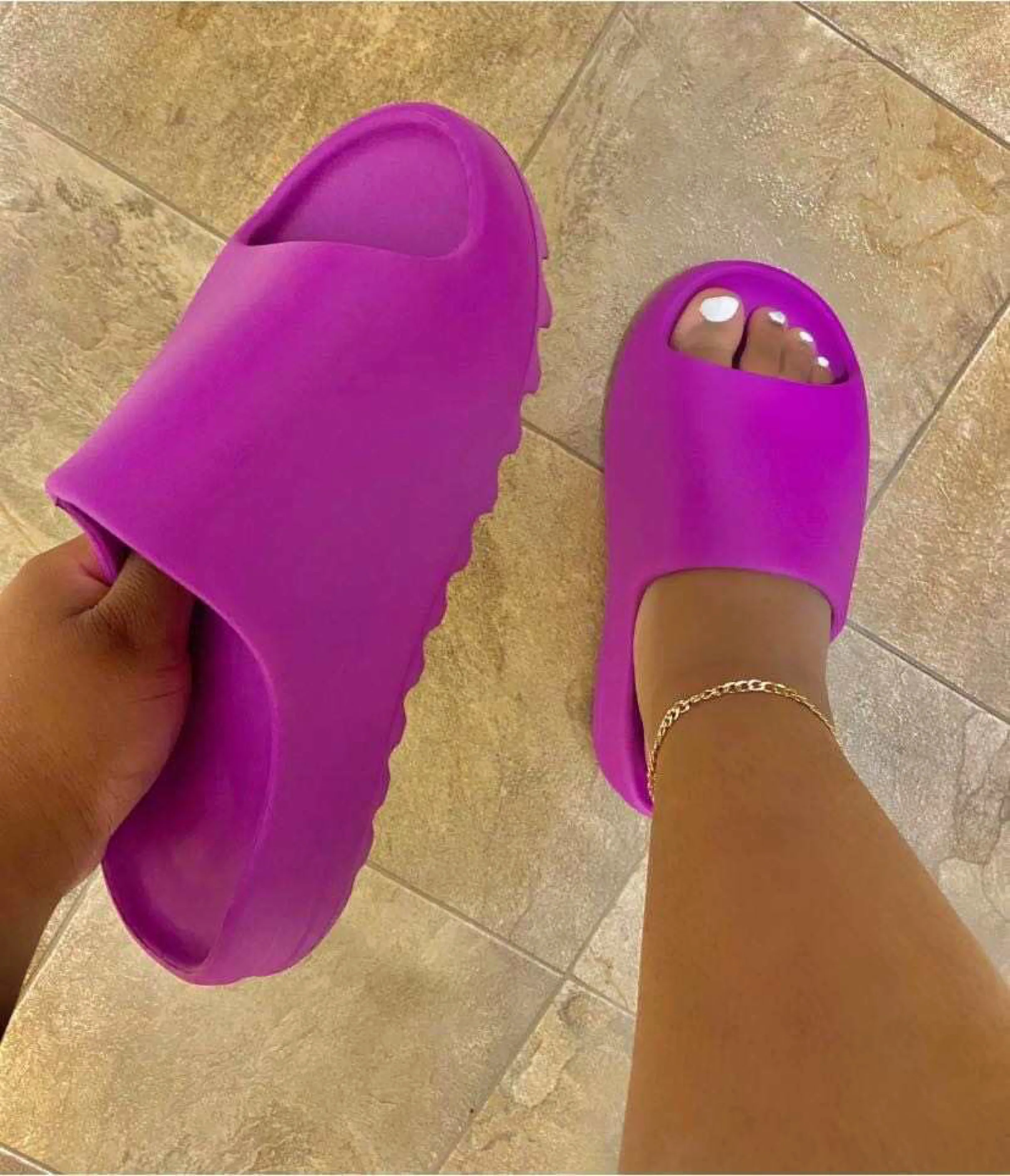 New color fashion foam soft eva slipper for ladies slide footwear brand plastic shower bathroom rubber plastic slipper