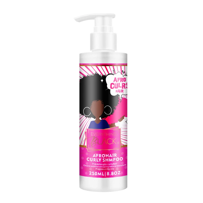 EVERYTHING BLACK curly hair shampoo and conditioner sets for african americans
