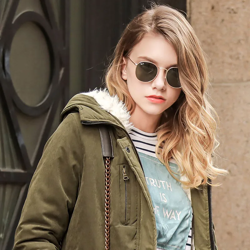 2019 Winter Hot Selling Thick Ladies Coats Warm Outwear Solid Parkas women woolen sherpa jacket