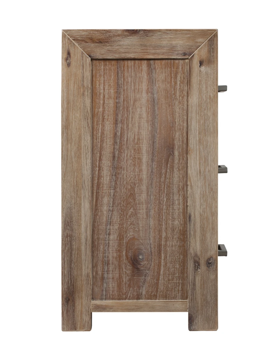 TITAN Dresser 6 Drawers Wooden Wardrobe Solid Wood Bed Room Furniture Set From Vietnamese Supplier