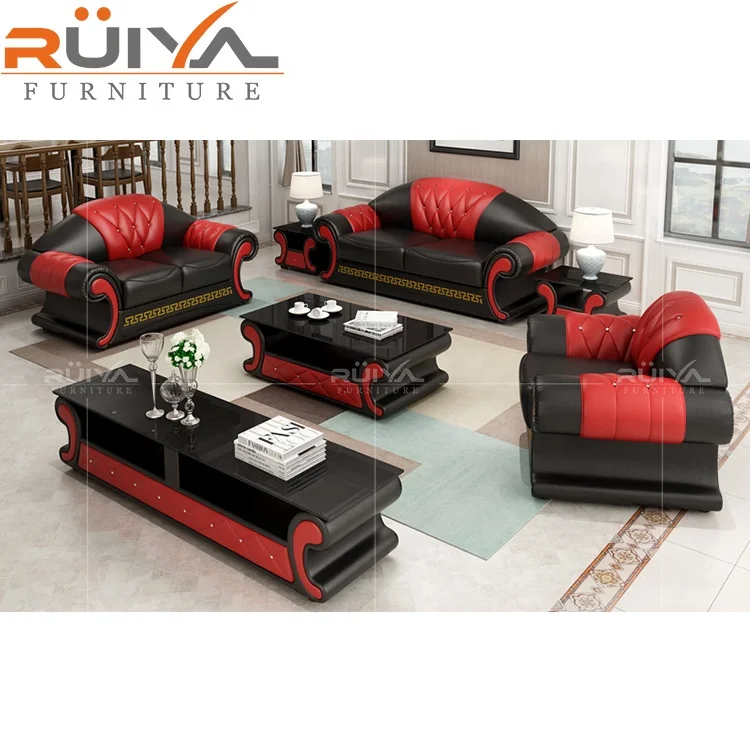 Ruiya Furniture Australia hot sell luxury design latest sale modern sectional sofa furniture set 123