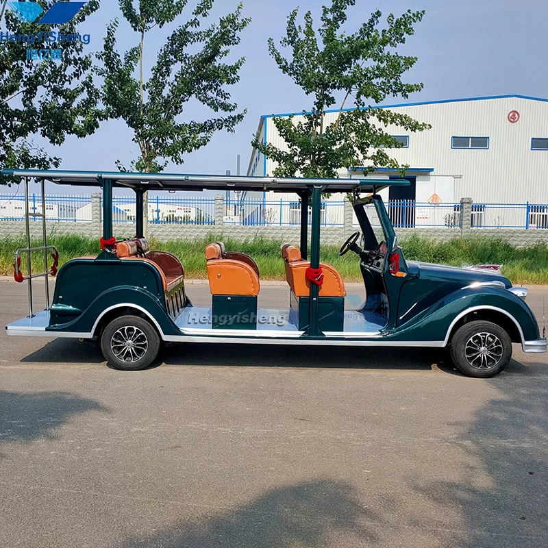 Factory Leisure Travel electric Sightseeing Classic Convertible Retro vintage car for wedding for sale