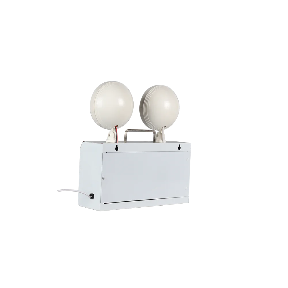 Rechargeable Fire Emergency Light  Portable Plastic White Lithium Battery  6V 3 Years 2*3W