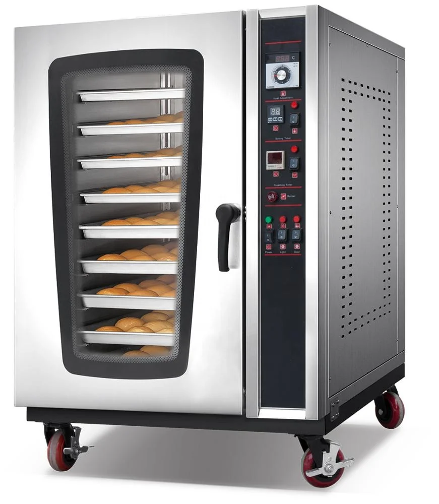 
Bread baking oven 8 trays convection oven gas bakery equipment 