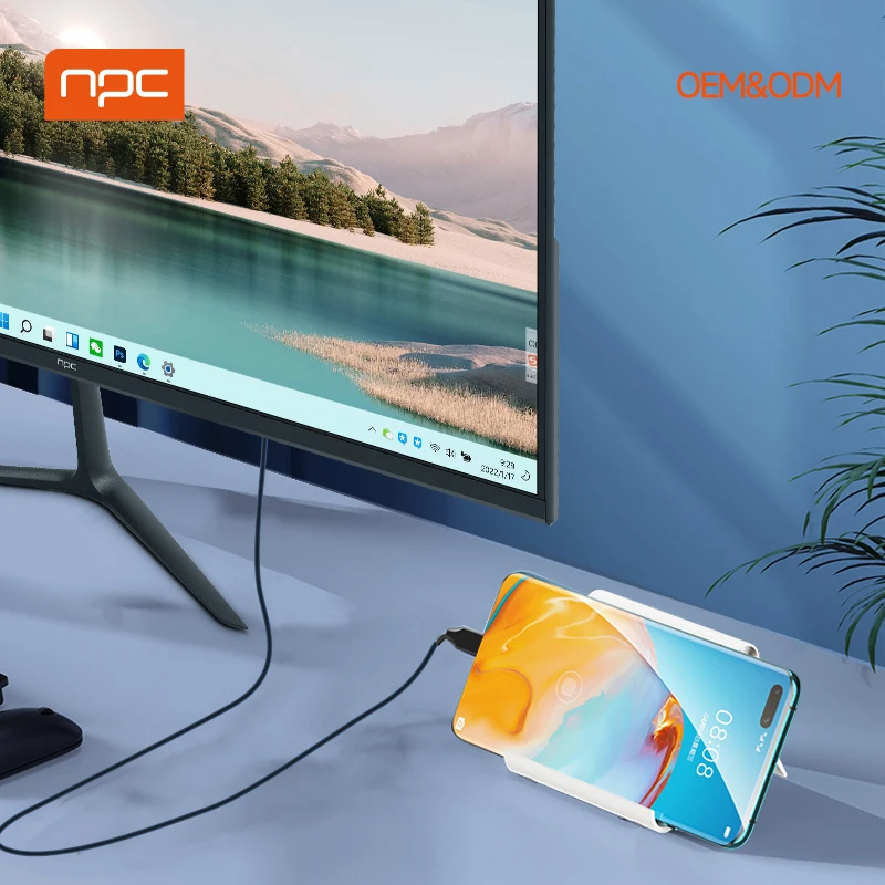 2022 new arrival LCD monitor 21.5inch FHD 75HZ wide screen frameless