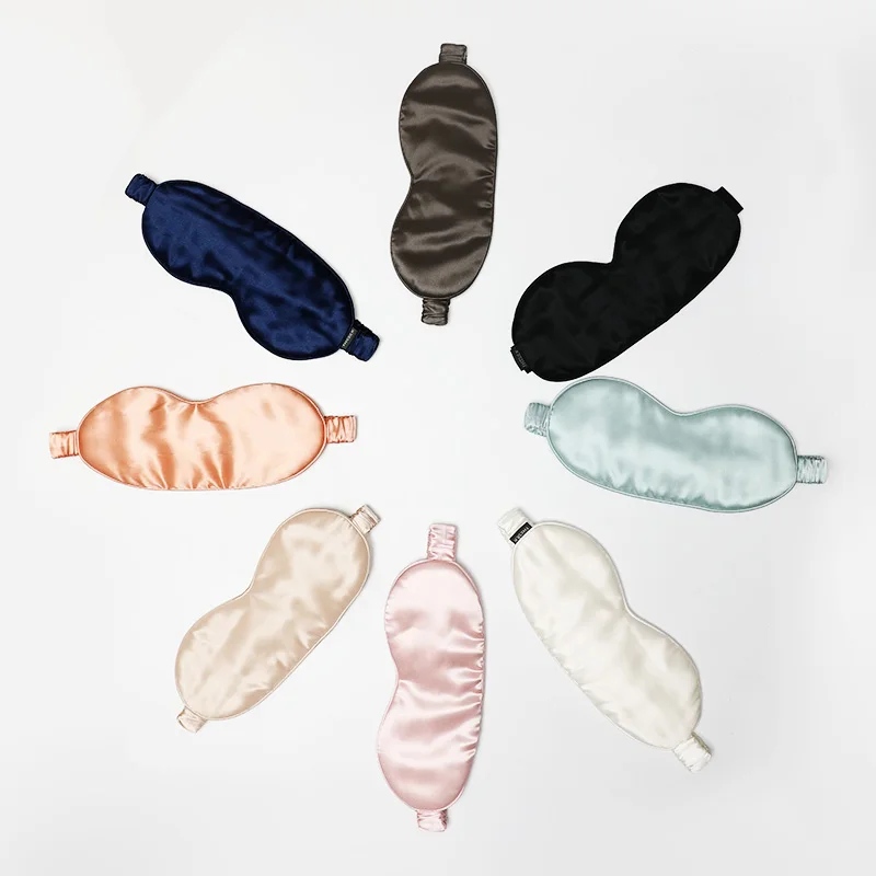 Индивидуальный принт 100% натуральный шелк eyemask для