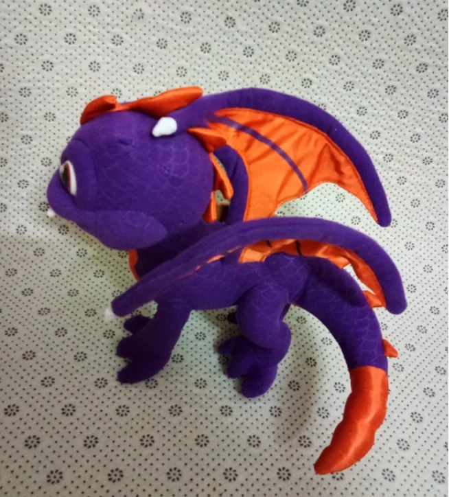Пользовательские SK Spyro приключенческая плюшевая фигурка Фиолетовый динозавр марионетка от Brawl Stars имя Acg