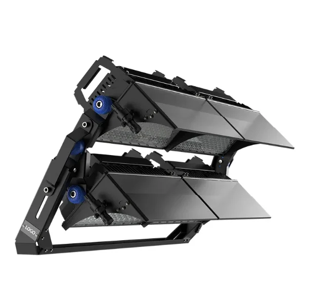 LED Stadium Flood Lights Outdoor 2000W Equivalent 340000LM Super Bright 5700K 85-277V Commercial IP66 Waterproof for Arena Court
