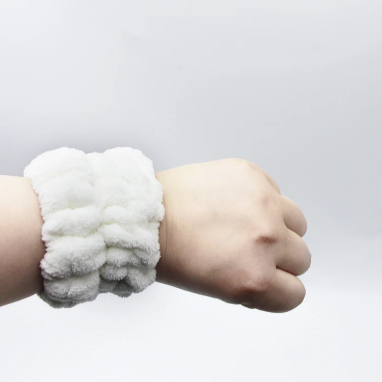 Spa Wrist Washband Wash Towel Scrunchies Hands Absorbent Wristbands Sweatband  For Women Girls