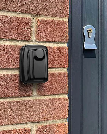 waterproof 4 Digital Aluminum Alloy Medium Size Key Lock Box Safe Combination Wall  Key Safe Security Lock Boxes for home