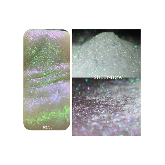 Sheenbow Candy Aurora Pigment Iridescent Chameleon Eyeshadow Pigment powder Loose Glitter Makeup
