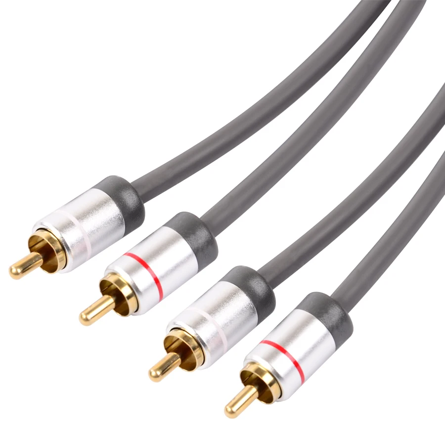 Алюминиевый корпус высокой и rca видео кабель 1rca/2rca/3rca/3 5 мм стерео aux для дополнительно