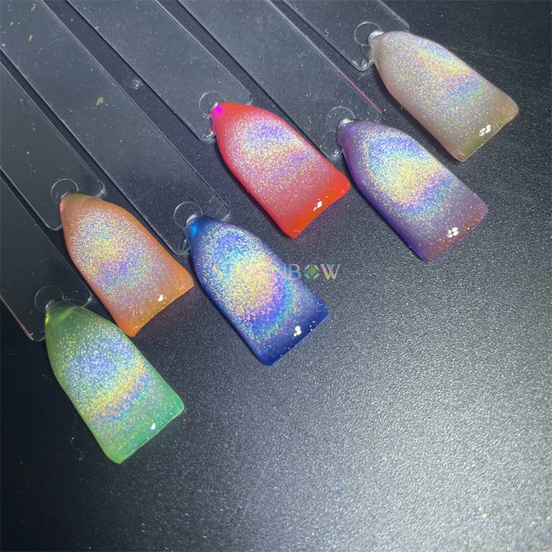Sheenbow Holographic glitter powder colorshift pigments rainbow holo magnetic pigment
