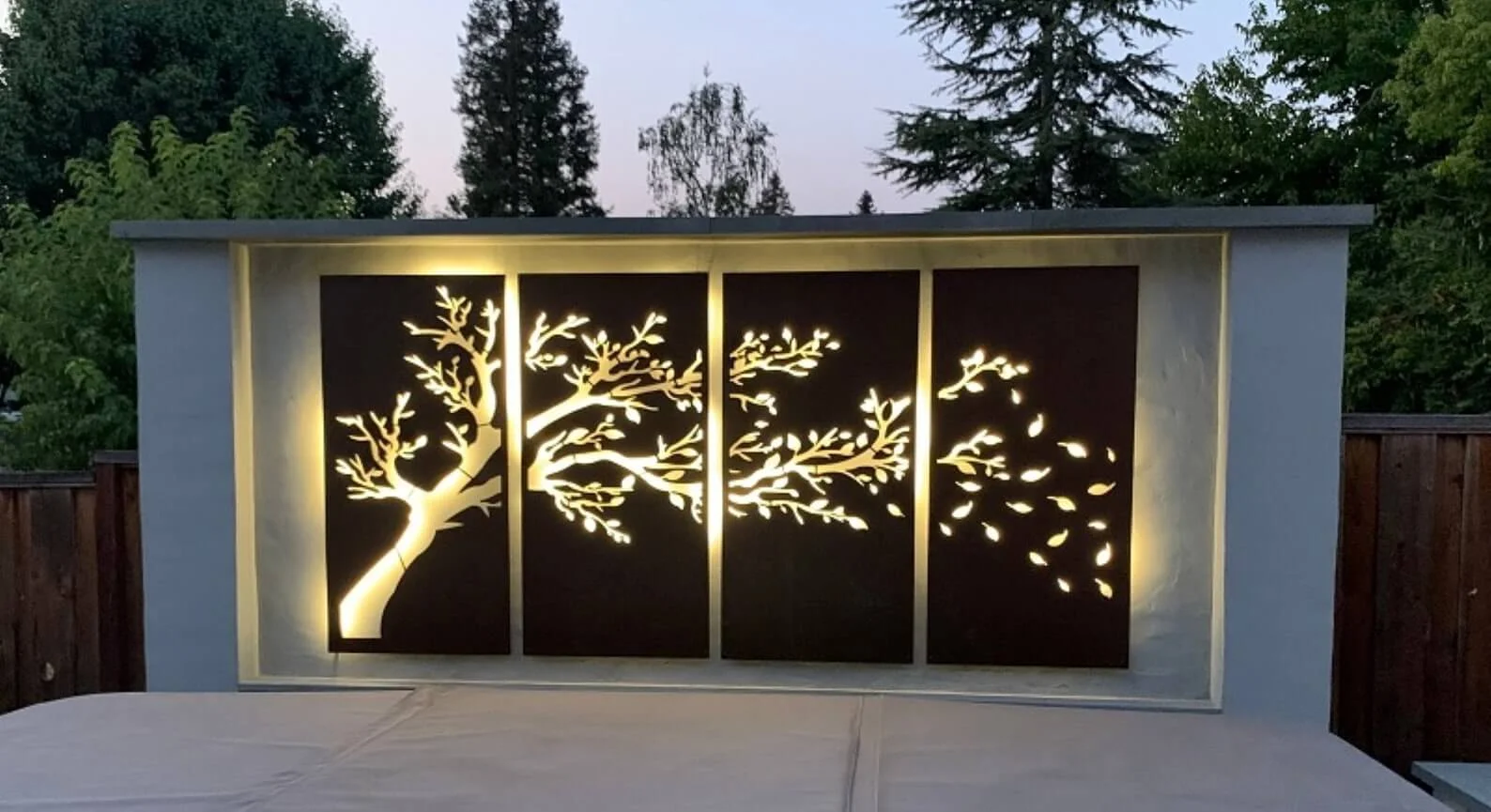 design gate decorative balcony metal garden fence aluminum fence laser cutting gate