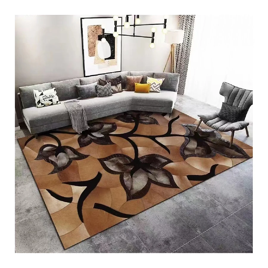 Luxe salon tapis velours materiau avec motif Designer expedition rapide tapis coureur lavable a la Machine