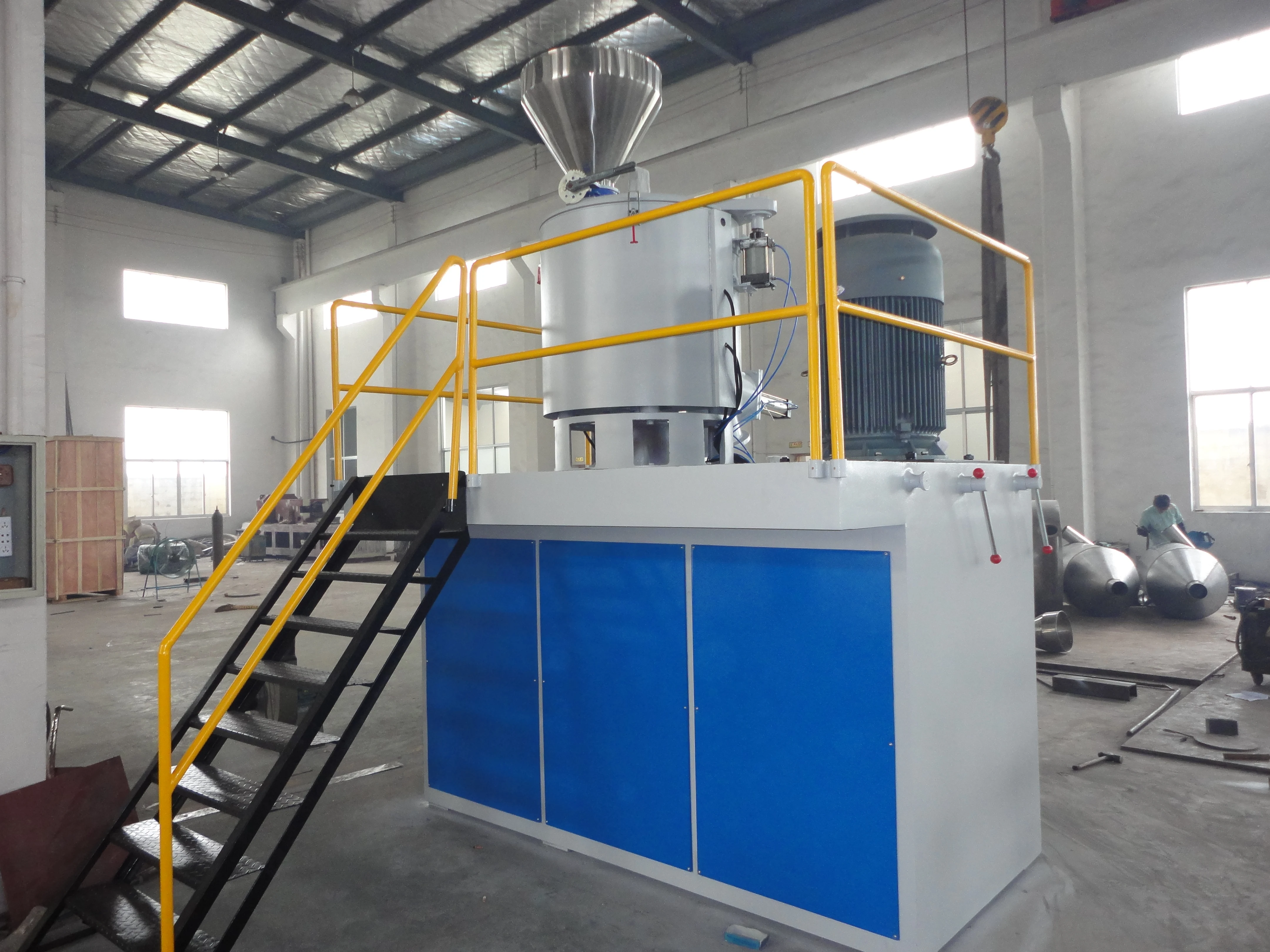 mixer paint industrial high speed disperser paint series horizontal high speed pre-mixe high speed mixer with vacuum loader