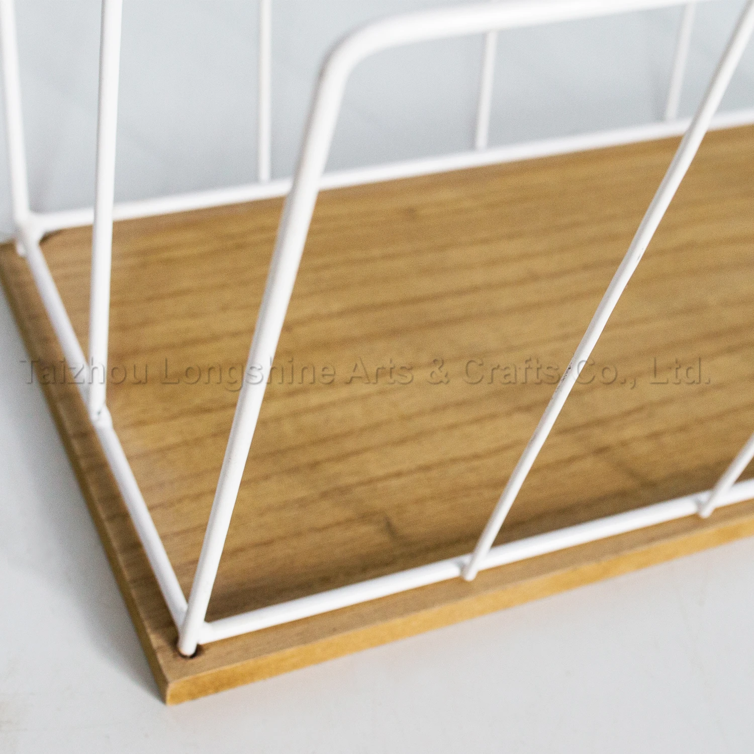Cheap Desktop Bookshelf  Metal Wire Magazine Storage Rack Holder for Home and Office