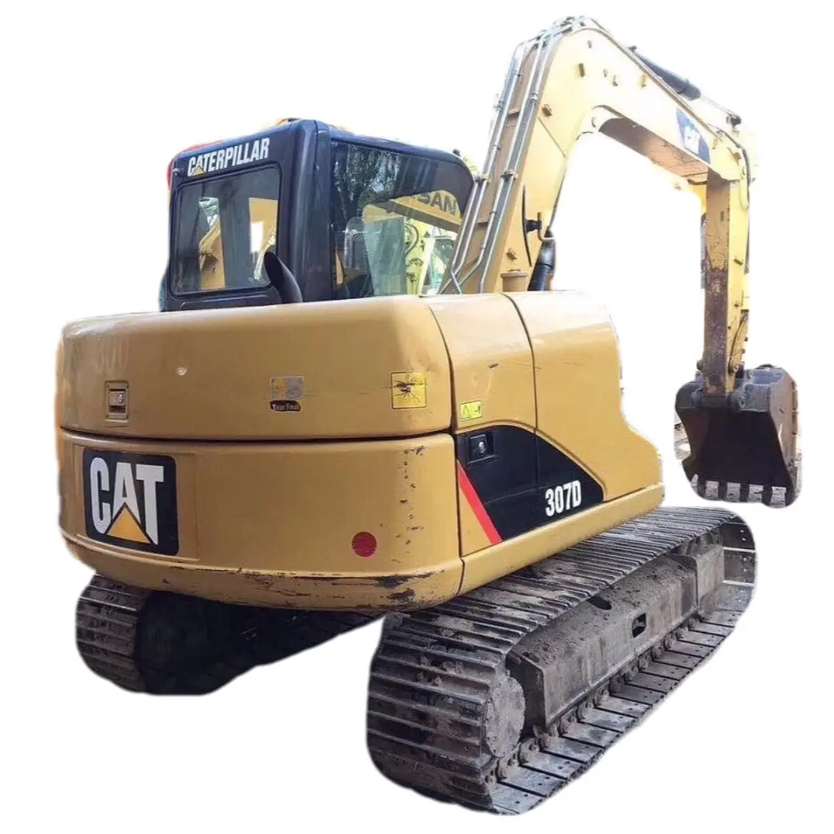 Б/у Cat307d экскаватор 7 тонн гусеничный Caterpillar 307d Cat 307 D тракторный