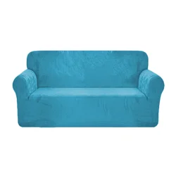 Luxury Velvet Sofa Cover 3 Seat Sofa Slipcover Universal Velvet Stretch Sofa Cover Slipcover Elastic Cover