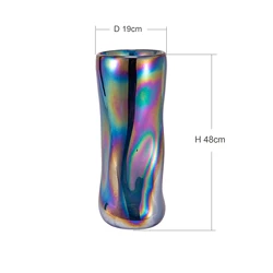 Science fiction series home decor flower vase luxury style sculpture