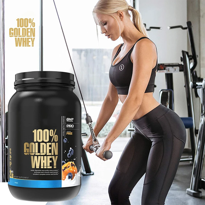 Китайский завод, прямые продажи, оптовая цена, рост массы мышц, золотой стандарт, 100% сывороточный протеиновый порошок